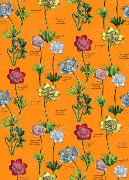 手绘花卉印花华亿平台图片