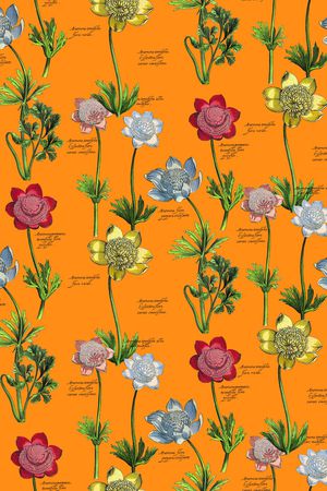 手绘花卉印花华亿平台图片