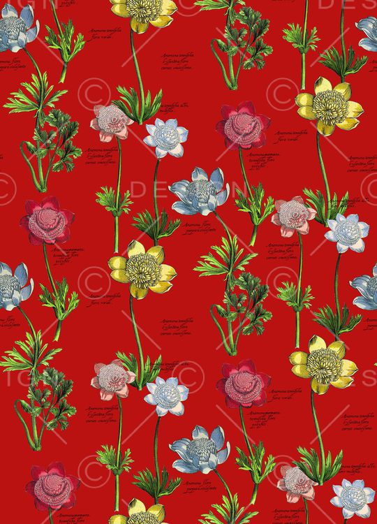 手绘花卉印花华亿平台图片