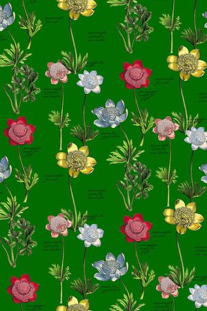 手绘花卉印花华亿平台图片