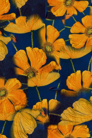 虞美人印花华亿平台图片