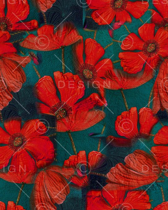 虞美人印花华亿平台图片