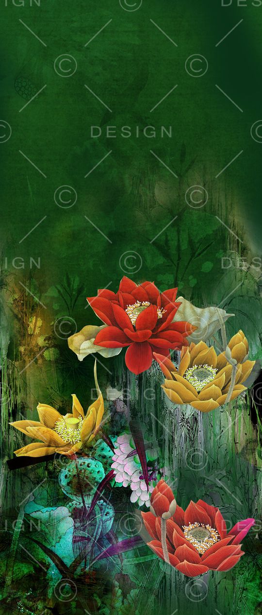 中国风印花华亿平台图片