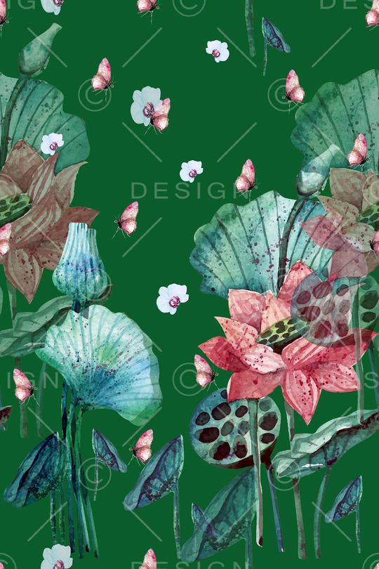 水墨风印花华亿平台图片