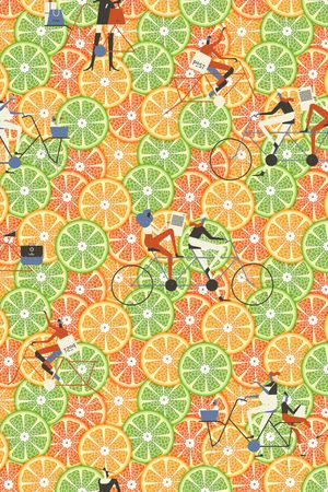 人物印花华亿平台图片