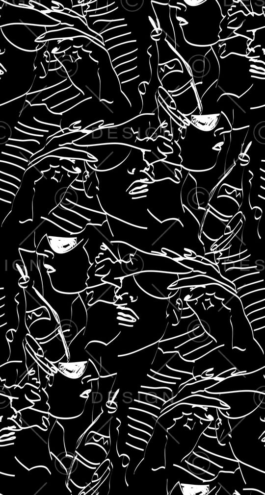 抽象印花华亿平台图片