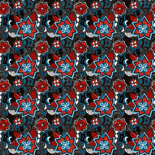 民族风印花华亿平台图片