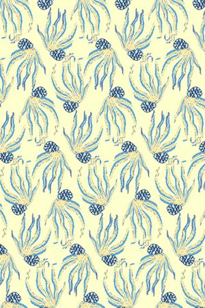 章鱼印花华亿平台图片