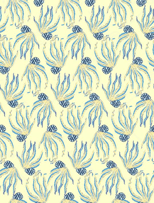 章鱼印花华亿平台图片