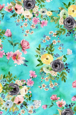 小碎花印花华亿平台图片