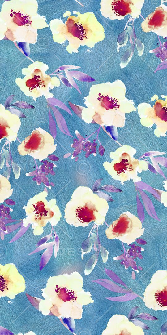 抽象花卉印花华亿平台图片