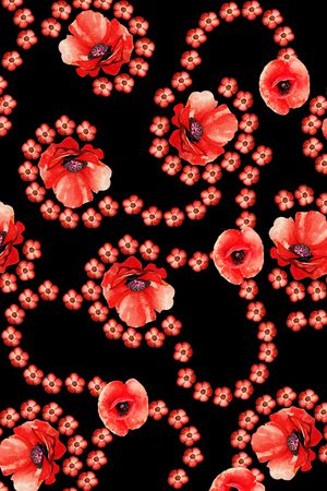 小碎花印花华亿平台图片