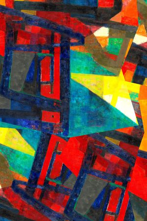 抽象印花华亿平台图片