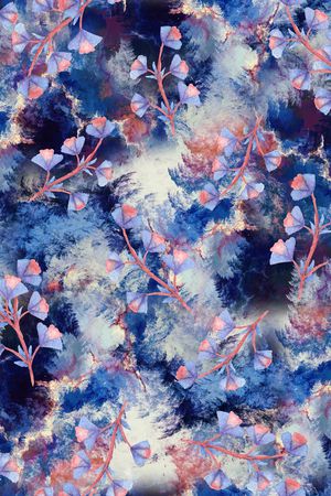 小碎花印花华亿平台图片