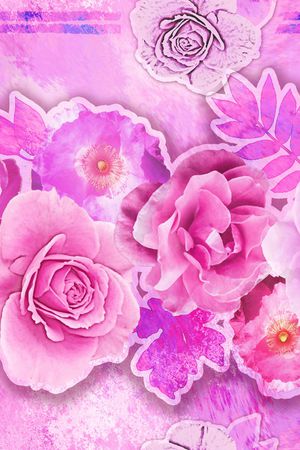 混合拼接印花华亿平台图片