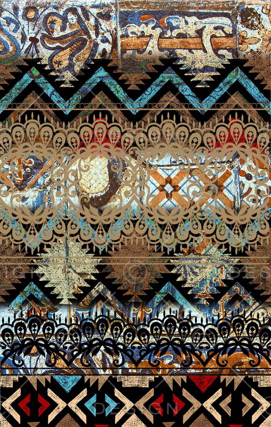 民族风印花华亿平台图片