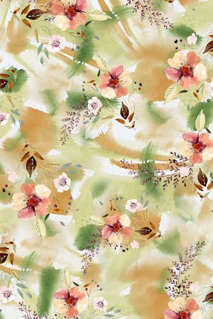 小碎花印花华亿平台图片