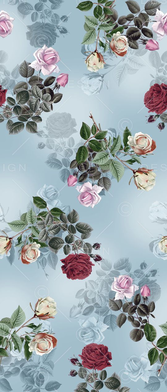 迪拜花卉印花华亿平台图片