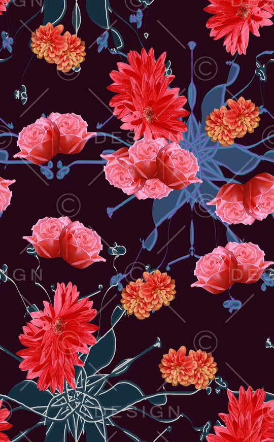 抽象印花华亿平台图片