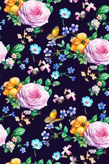 小碎花印花华亿平台图片