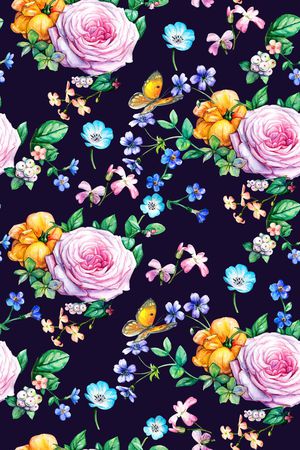 小碎花印花华亿平台图片