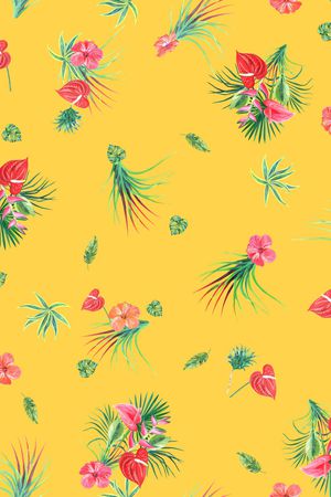 彩底花卉印花华亿平台图片