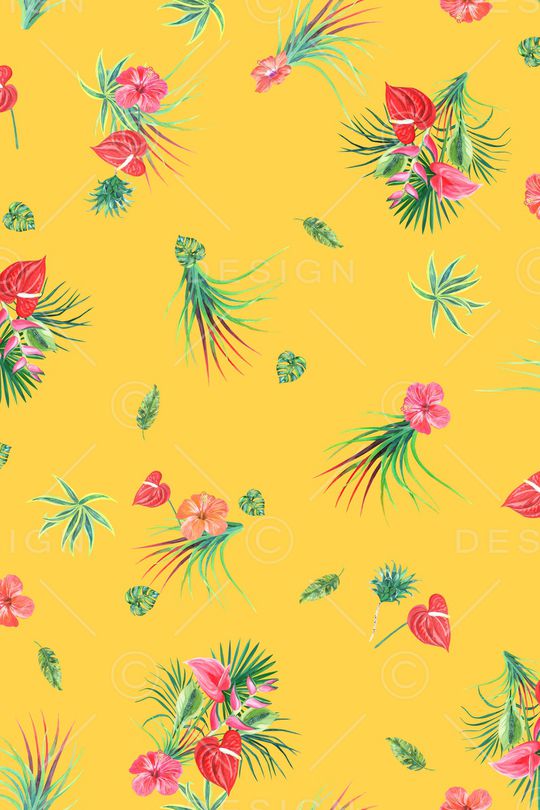 彩底花卉印花华亿平台图片