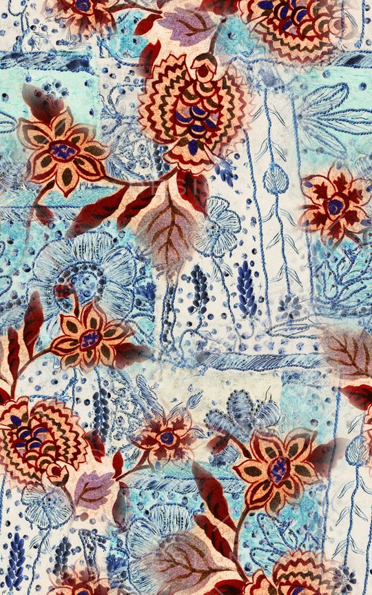 民族风印花华亿平台图片