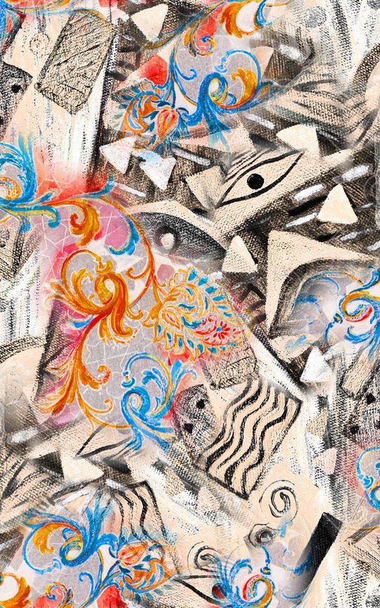 民族风印花华亿平台图片