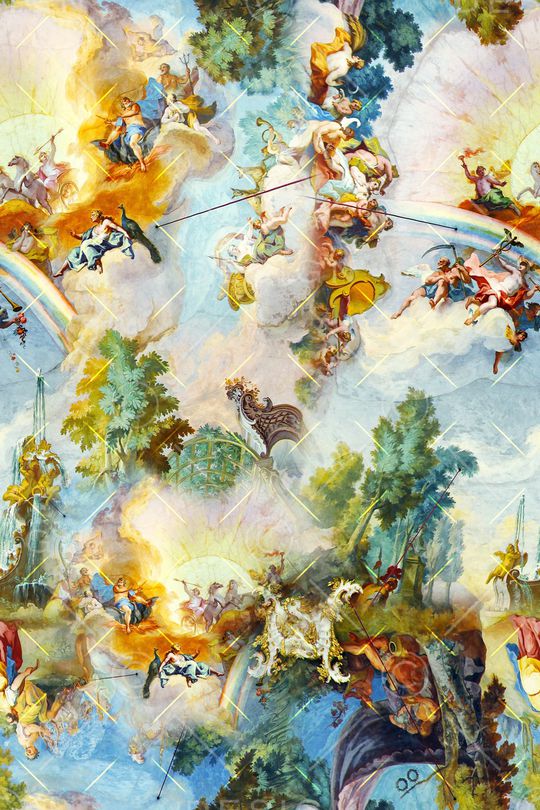 壁画印花华亿平台图片