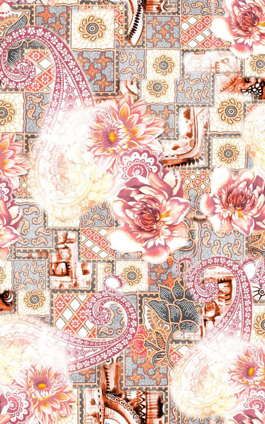 民族风印花华亿平台图片