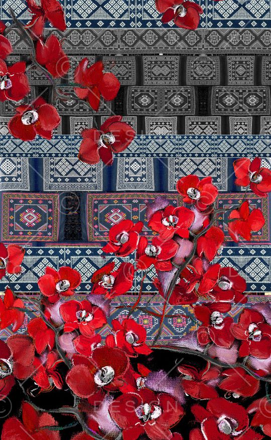 几何定位印花华亿平台图片