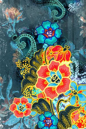 民族风印花华亿平台图片