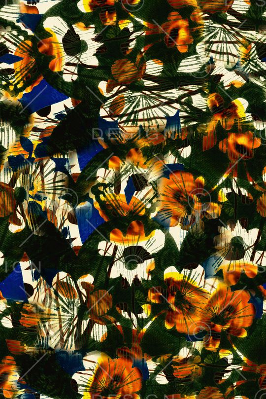 雪纺印花华亿平台图片