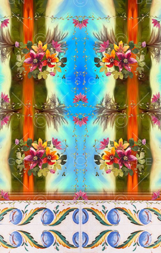 定位花印花华亿平台图片