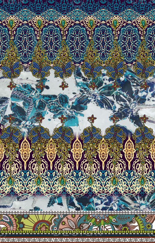 民族风印花华亿平台图片