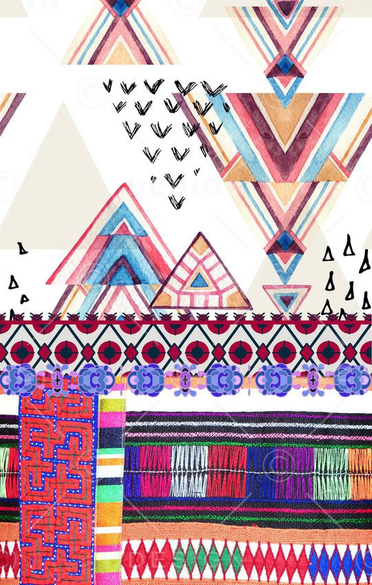 民族风印花华亿平台图片