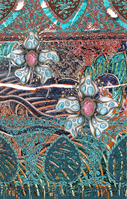 民族风印花华亿平台图片