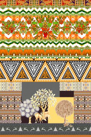 民族风印花华亿平台图片