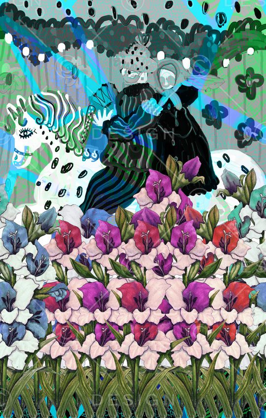 定位花印花华亿平台图片