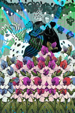 定位花印花华亿平台图片