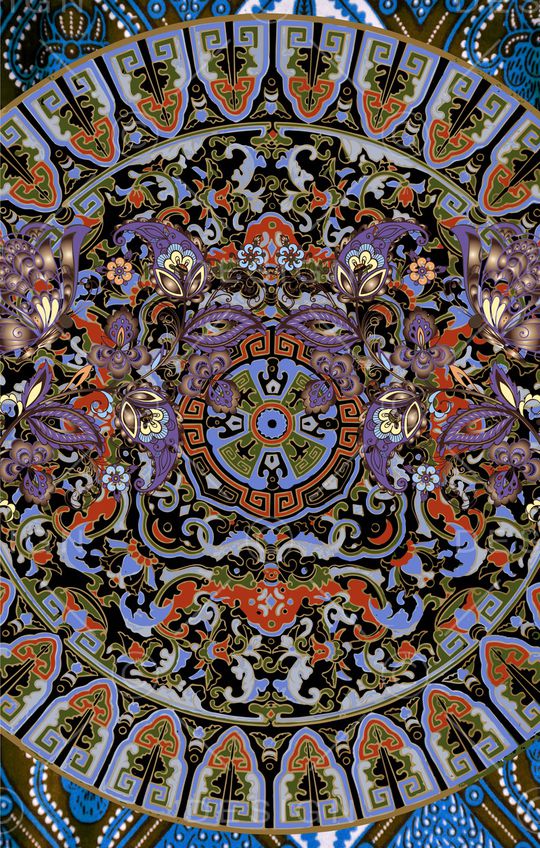 民族风印花华亿平台图片