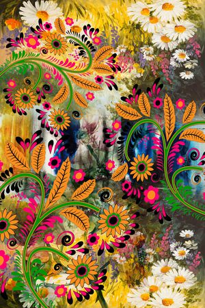 民族风印花华亿平台图片