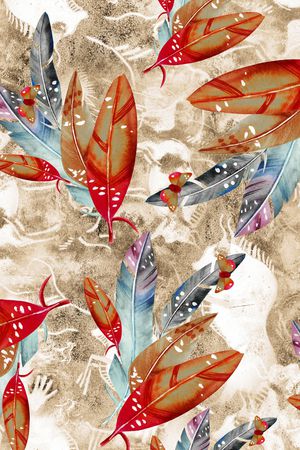 民族风印花华亿平台图片