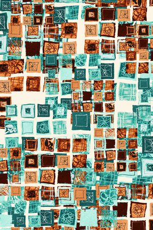 格子印花华亿平台图片