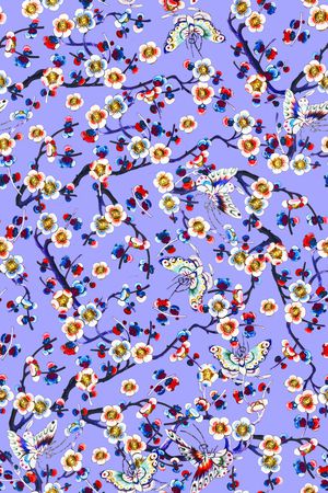 中国风印花华亿平台图片