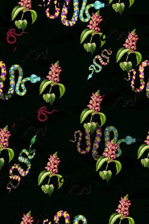 动物花卉印花华亿平台图片