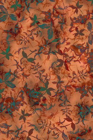 抽象花卉印花华亿平台图片