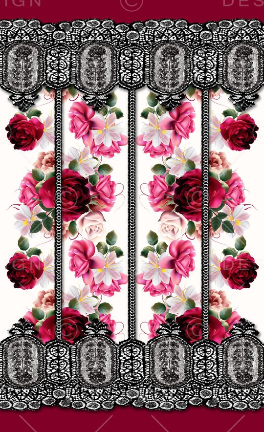 定位花印花华亿平台图片