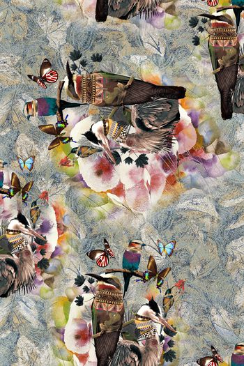 民族风印花华亿平台图片